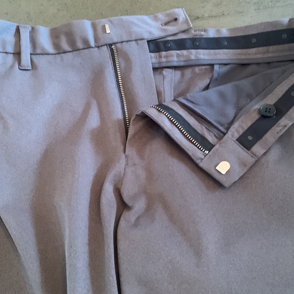 Ministry of Supply chinos. Gray. 32” waist. Inseam hemmed to 30” - Picture 4 of 4
